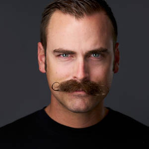 Man with a Handlebar Mustache